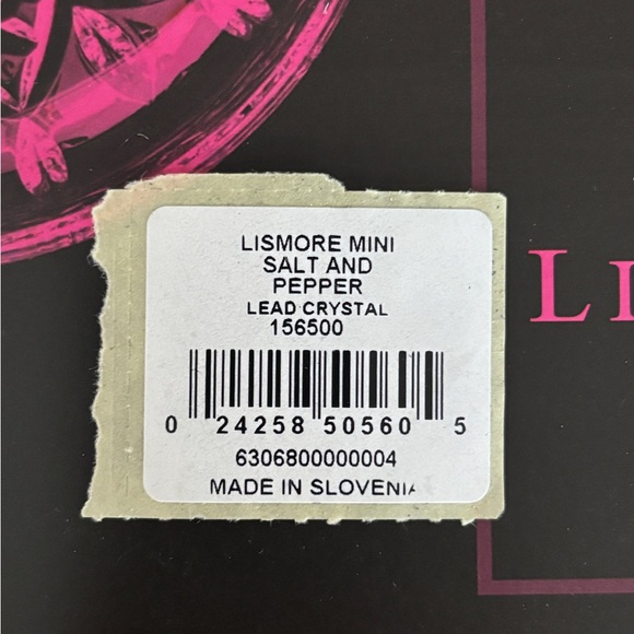 Waterford Lismore Salt and Pepper Set NEW - Picture 5 of 7